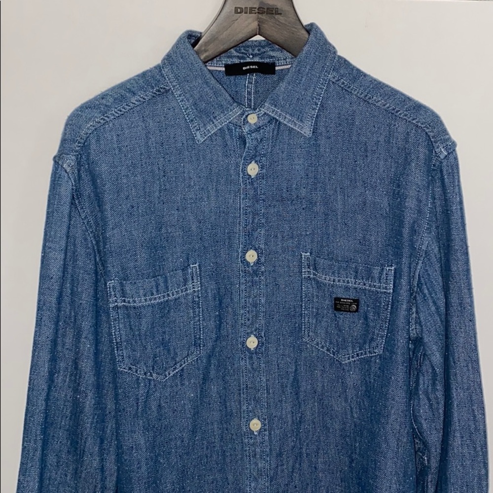 Diesel slub denim Sonora shirt